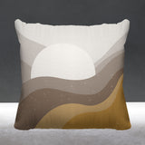 Gobe Abstract Reversible Indoor/Outdoor Square Pillow