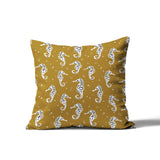 Barnon Seahorse Square Indoor/Outdoor Throw Pillow