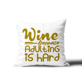 Davey Textual Reversible Indoor/Outdoor Square Pillow