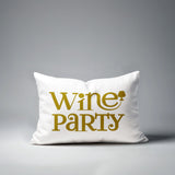 Fairfield Wine Party Lumbar Indoor/Outdoor Throw Pillow