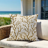 Fischer Coral Reefs Square Indoor/Outdoor Throw Pillow