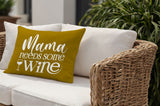 Fulham Mama Needs Lumbar Indoor/Outdoor Throw Pillow