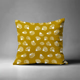 Hahn Sea Shells Square Indoor/Outdoor Throw Pillow