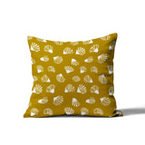 Hahn Sea Shells Square Indoor/Outdoor Throw Pillow