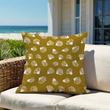 Hahn Sea Shells Square Indoor/Outdoor Throw Pillow