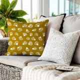 Hahn Sea Shells Square Indoor/Outdoor Throw Pillow