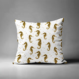 Hemmings Seahorse Square Indoor/Outdoor Throw Pillow