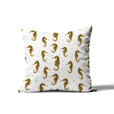 Hemmings Seahorse Square Indoor/Outdoor Throw Pillow