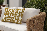 Hyatt Wine And Lumbar Indoor/Outdoor Throw Pillow