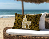 Lakefield Wine Bottle Lumbar Indoor/Outdoor Throw Pillow