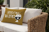 Marcelina Smile There's Lumbar Indoor/Outdoor Throw Pillow