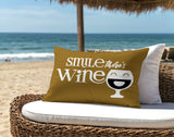 Marcelina Smile There's Lumbar Indoor/Outdoor Throw Pillow