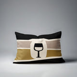Molsley Wine Bottle Lumbar Indoor/Outdoor Throw Pillow