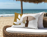 Potter Wine Glass Lumbar Indoor/Outdoor Throw Pillow