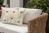 Purcill Wine Glass Lumbar Indoor/Outdoor Throw Pillow