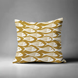 Queeston Fish Square Indoor/Outdoor Throw Pillow