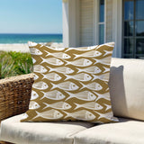 Queeston Fish Square Indoor/Outdoor Throw Pillow