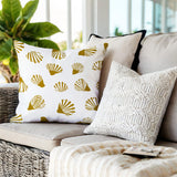 Richmond Sea Shell Square Indoor/Outdoor Throw Pillow