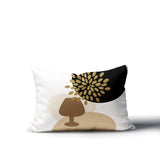 Savon Wine Glass Lumbar Indoor/Outdoor Throw Pillow