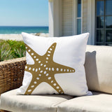 Scarlett Star Fish Lumbar Indoor/Outdoor Throw Pillow