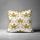 Shirley Octopus Square Indoor/Outdoor Throw Pillow