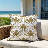 Shirley Octopus Square Indoor/Outdoor Throw Pillow
