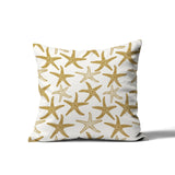 Theba Star Fish Square Indoor/Outdoor Throw Pillow