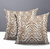 Gorgi Zebra Print Indoor/Outdoor Reversible Square Pillow