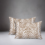 Gorgi Zebra Print Indoor/Outdoor Reversible Rectangular Pillow