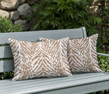 Gorgi Zebra Print Indoor/Outdoor Reversible Rectangular Pillow