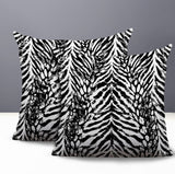 Gorgi Zebra Print Indoor/Outdoor Reversible Square Pillow