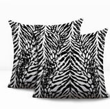 Gorgi Zebra Print Indoor/Outdoor Reversible Square Pillow