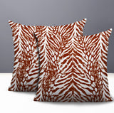Gorgi Zebra Print Indoor/Outdoor Reversible Square Pillow