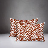 Gorgi Zebra Print Indoor/Outdoor Reversible Rectangular Pillow