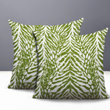 Gorgi Zebra Print Indoor/Outdoor Reversible Square Pillow