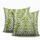 Gorgi Zebra Print Indoor/Outdoor Reversible Square Pillow