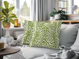 Gorgi Zebra Print Indoor/Outdoor Reversible Square Pillow