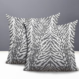 Gorgi Zebra Print Indoor/Outdoor Reversible Square Pillow