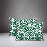 Gorgi Zebra Print Indoor/Outdoor Reversible Rectangular Pillow