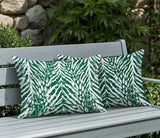 Gorgi Zebra Print Indoor/Outdoor Reversible Rectangular Pillow