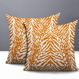 Gorgi Zebra Print Indoor/Outdoor Reversible Square Pillow