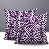 Gorgi Zebra Print Indoor/Outdoor Reversible Square Pillow