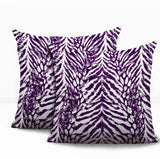 Gorgi Zebra Print Indoor/Outdoor Reversible Square Pillow