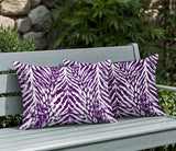Gorgi Zebra Print Indoor/Outdoor Reversible Rectangular Pillow