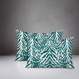 Gorgi Zebra Print Indoor/Outdoor Reversible Rectangular Pillow