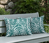 Gorgi Zebra Print Indoor/Outdoor Reversible Rectangular Pillow