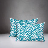 Gorgi Zebra Print Indoor/Outdoor Reversible Rectangular Pillow