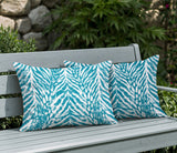 Gorgi Zebra Print Indoor/Outdoor Reversible Rectangular Pillow