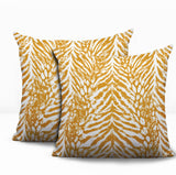 Gorgi Zebra Print Indoor/Outdoor Reversible Square Pillow