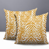 Gorgi Zebra Print Indoor/Outdoor Reversible Square Pillow